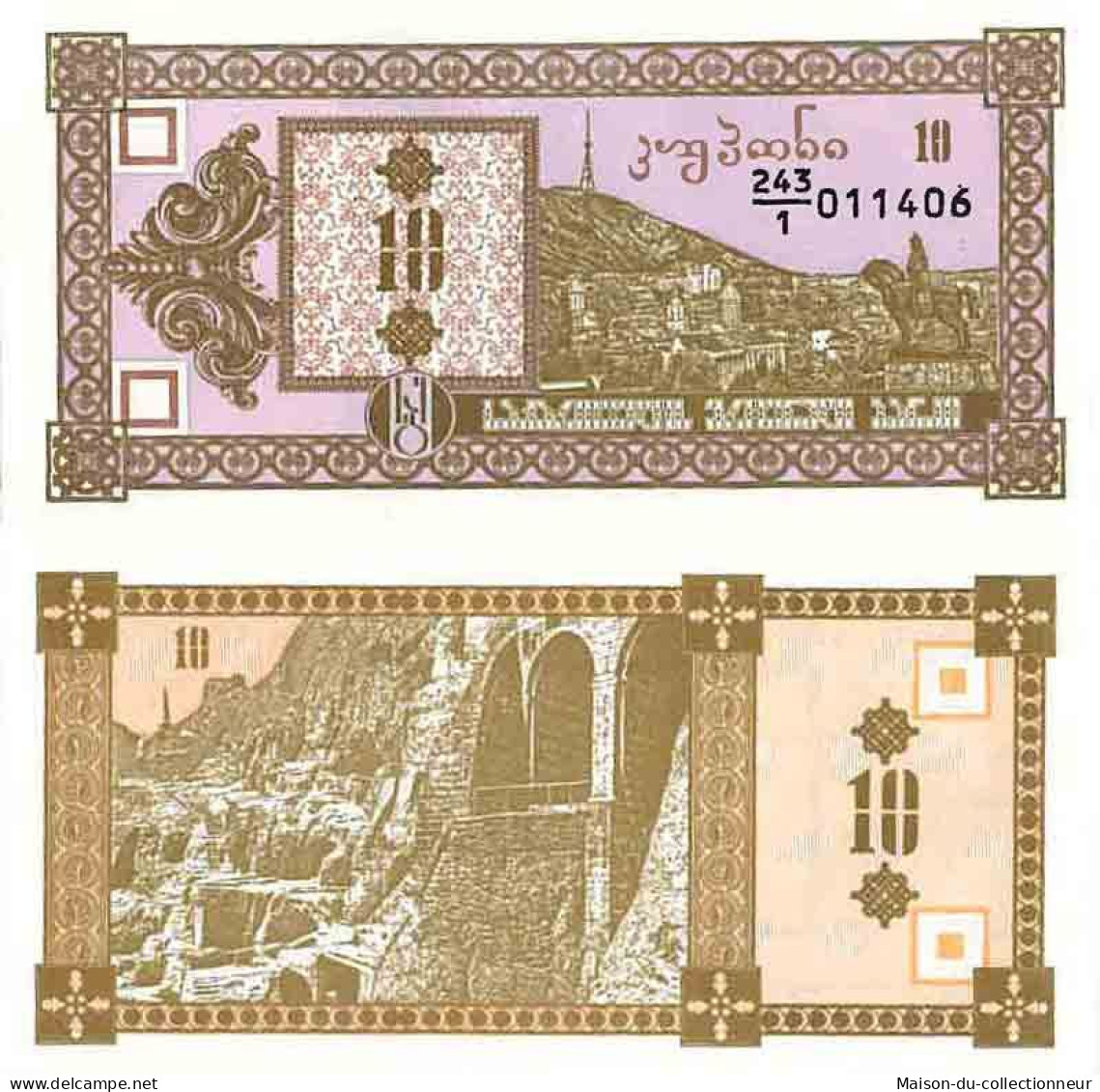 Billet De Banque Collection Géorgie - PK N° 26 - 10 Laris - Georgien