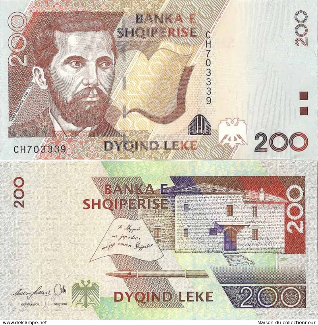 Billet 200 Leke Pk N° 71- Billet Albanie Collection - Albanien