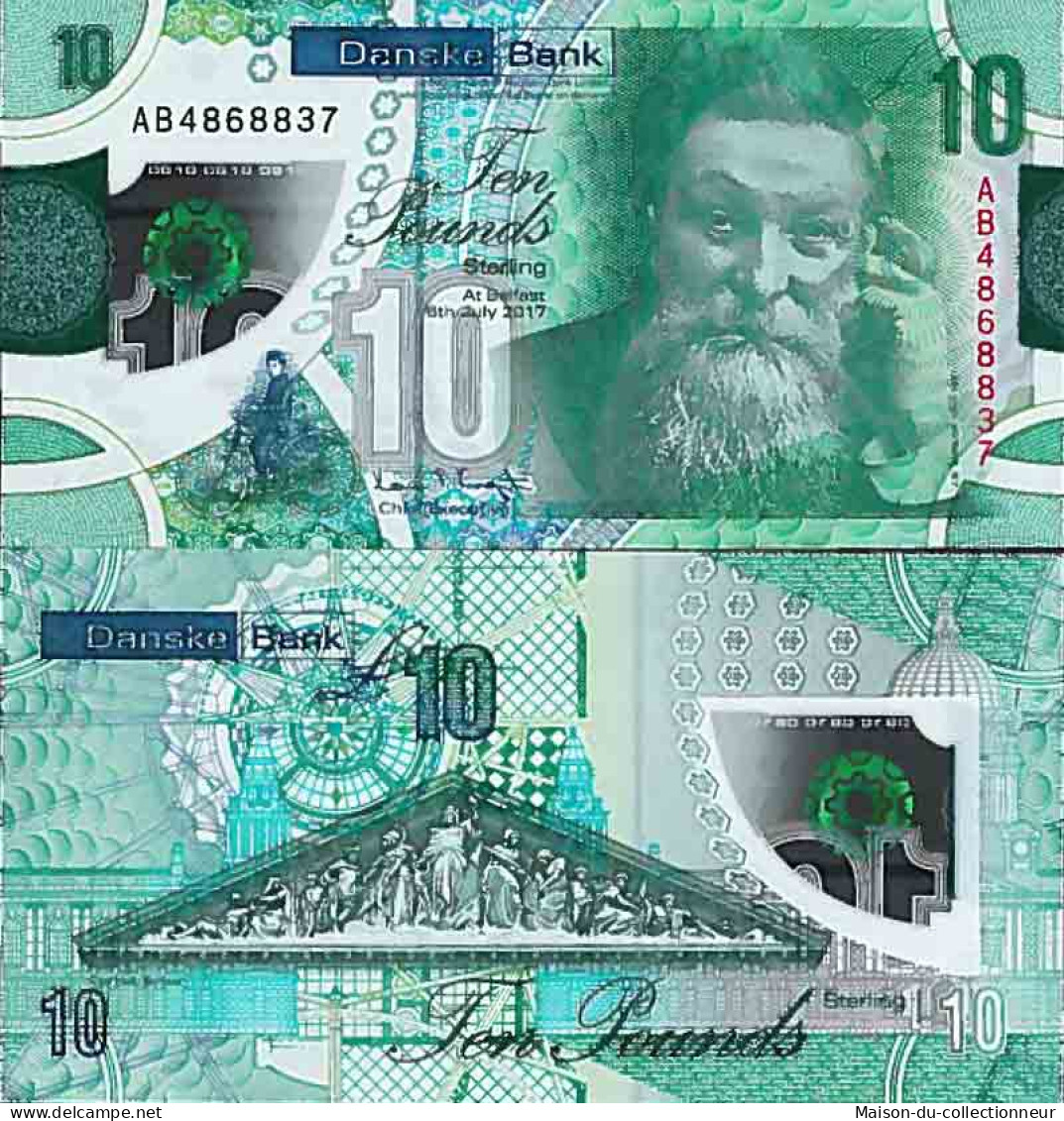 Billet De Banque Collection Irlande Nord - W N° 214 - 10 Pound - Irland