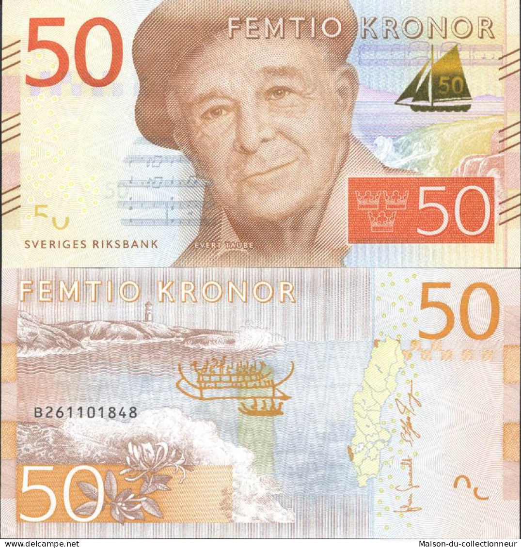 Billet De Banque Collection Suede - PK N° 70 - 50 Kronor - Svezia