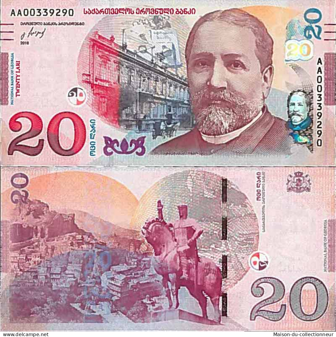 Billet De Banque Collection Georgie - PK N° 76 - 20 Laris - Georgië