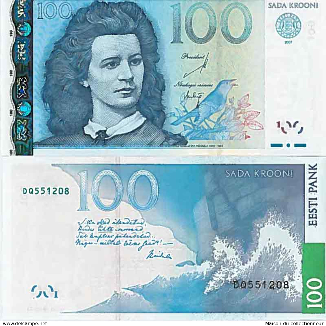 Billet De Banque Collection Estonie - PK N° 88 - 100 Kroon - Estland