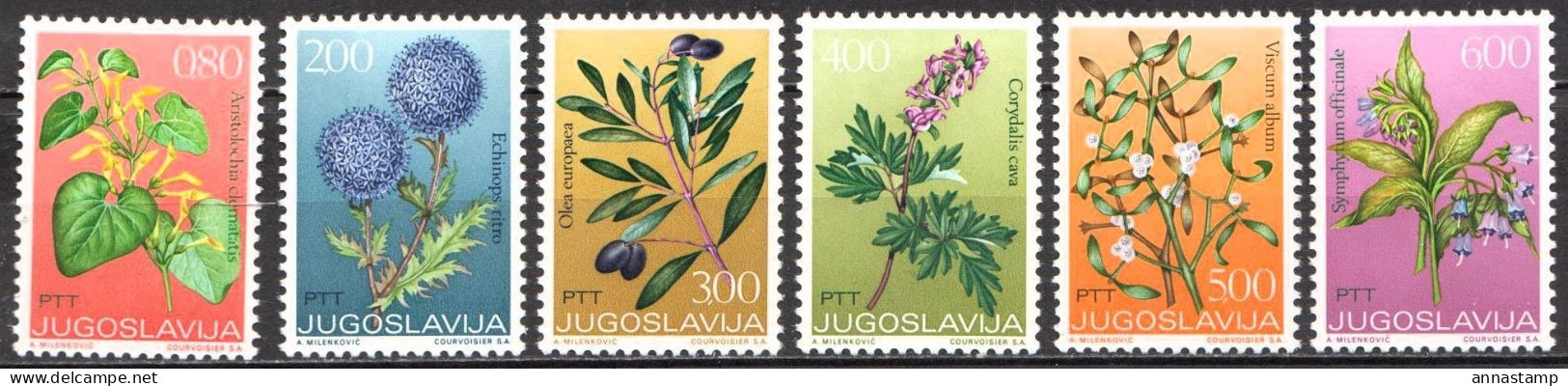 Yugoslavia MNH Set - Plantes Médicinales