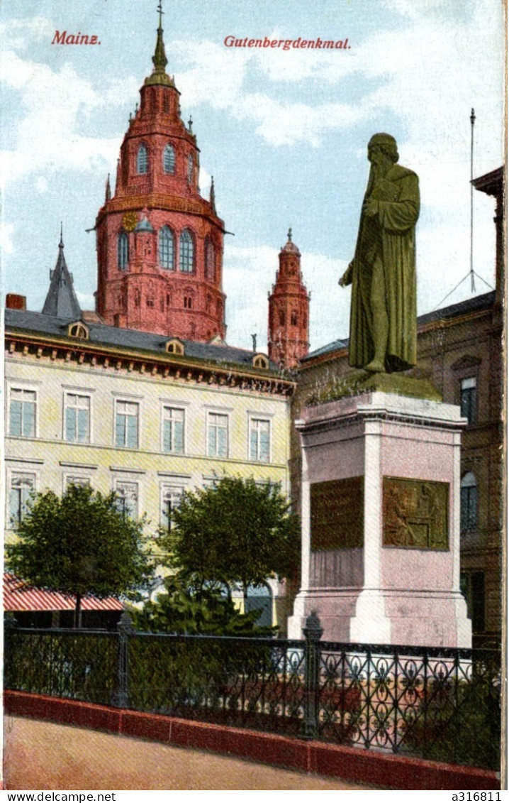 Mainz Gutenbergdenkmal - Mainz