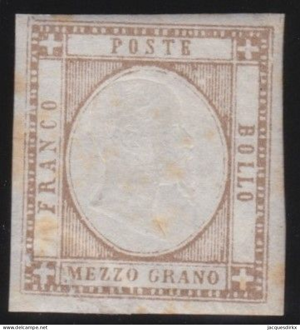 Naples     .  Y&T   .     11   (2 Scans)   .   Crease  Left Corner    .    *        .    Mint-hinged - Napoli