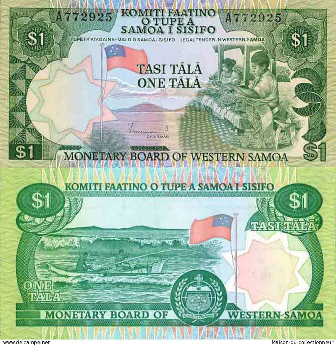 Billet De Banque Collection Samoa - PK N° 19 - 1 Tala - Samoa
