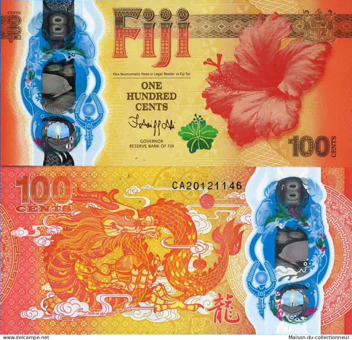 Billet De Banque Collection Fidji - PK N° 124 - 100 Dollars - Fiji