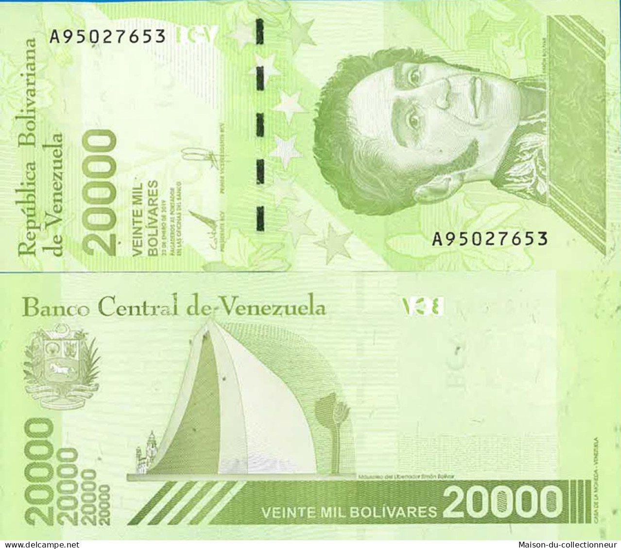 Billet De Banque Collection Venezuela - W N° 110 - 20 000 Bolivares - Venezuela