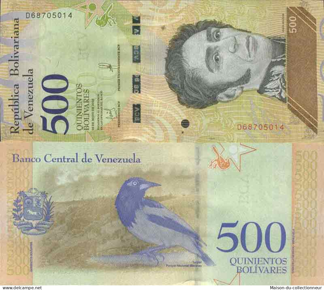 Billet De Banque Collection Venezuela - PK N° 999 - 500 Bolivar - Venezuela