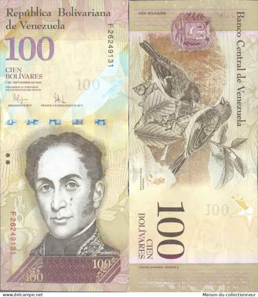 Billet De Banque Collection Venezuela - PK N° 93 - 100 Bolivares - Venezuela