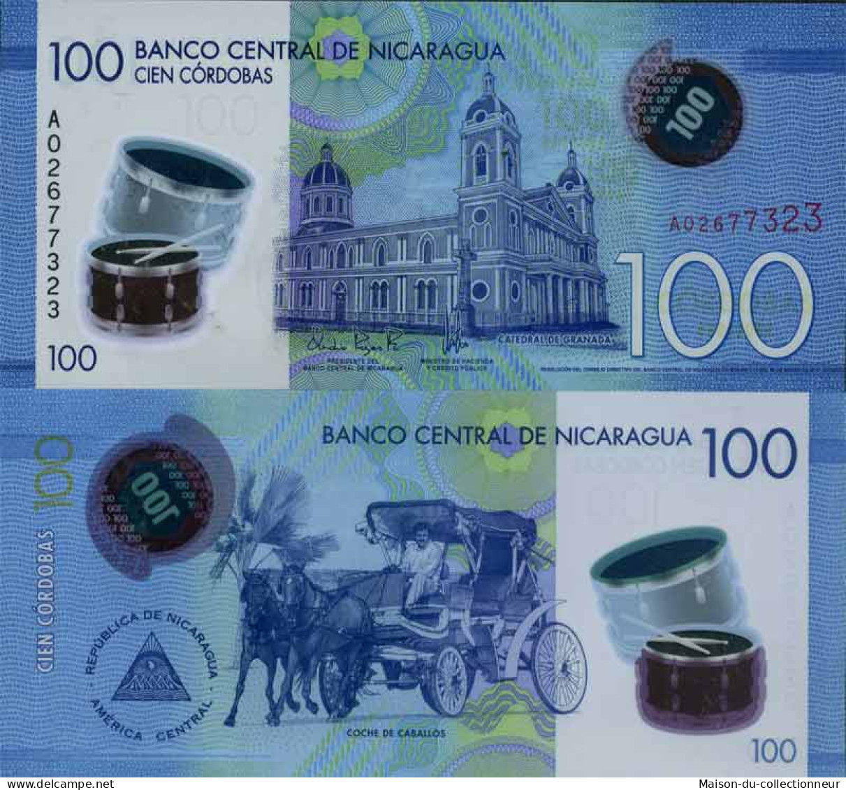 Billet De Banque Collection Nicaragua - PK N° 212 - 100 Cordobas - Nicaragua