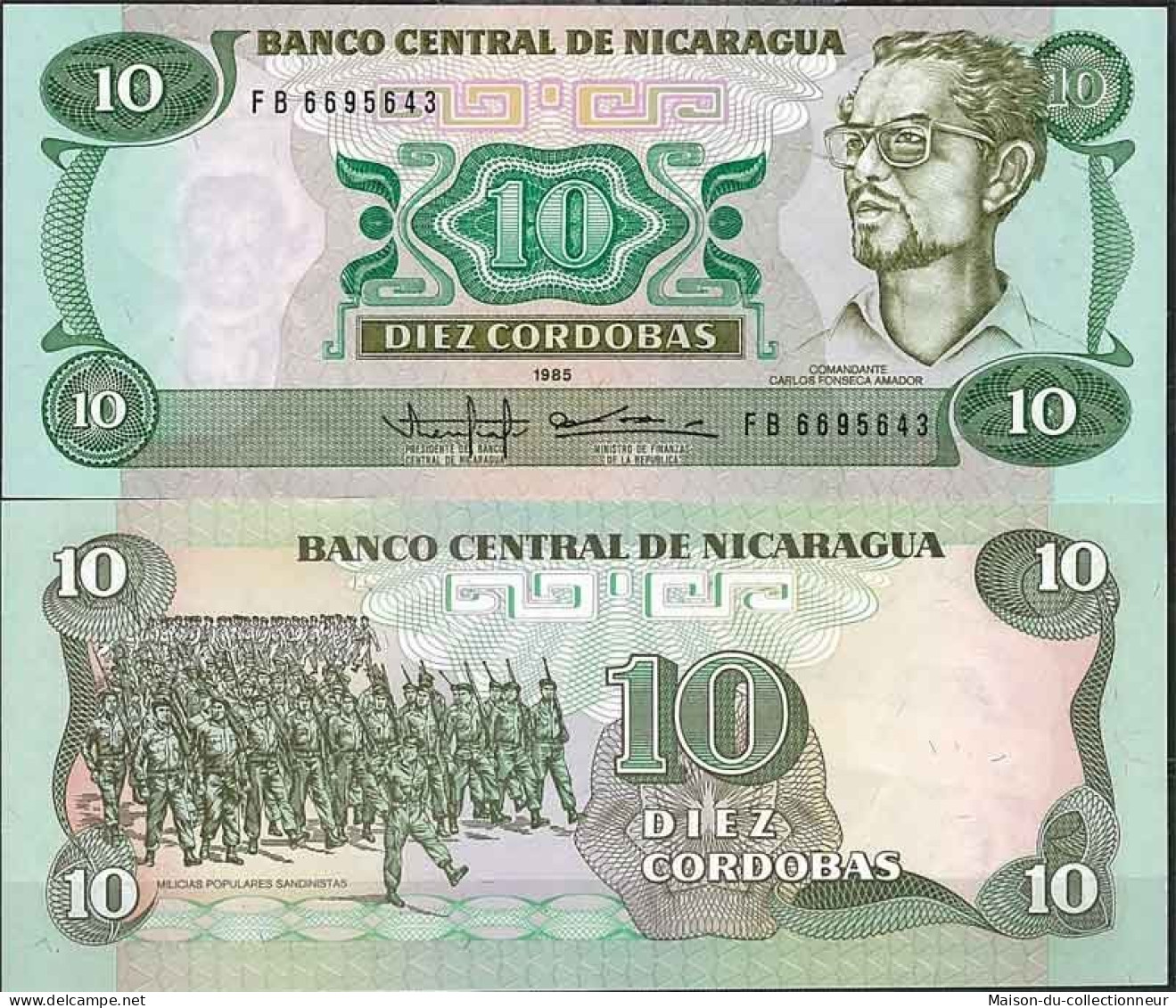 Nicaragua - Pk N° 151 - Billet De Banque De 10 Cordobas - Nicaragua