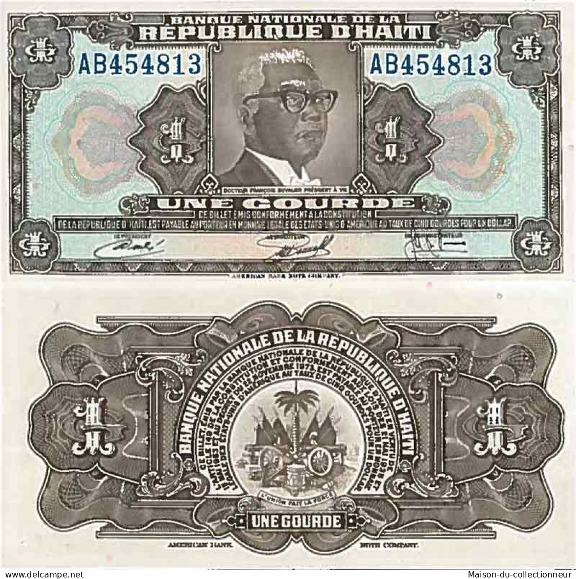 Billet De Banque Collection Haiti - PK N° 210 - 1 Gourde - Haiti