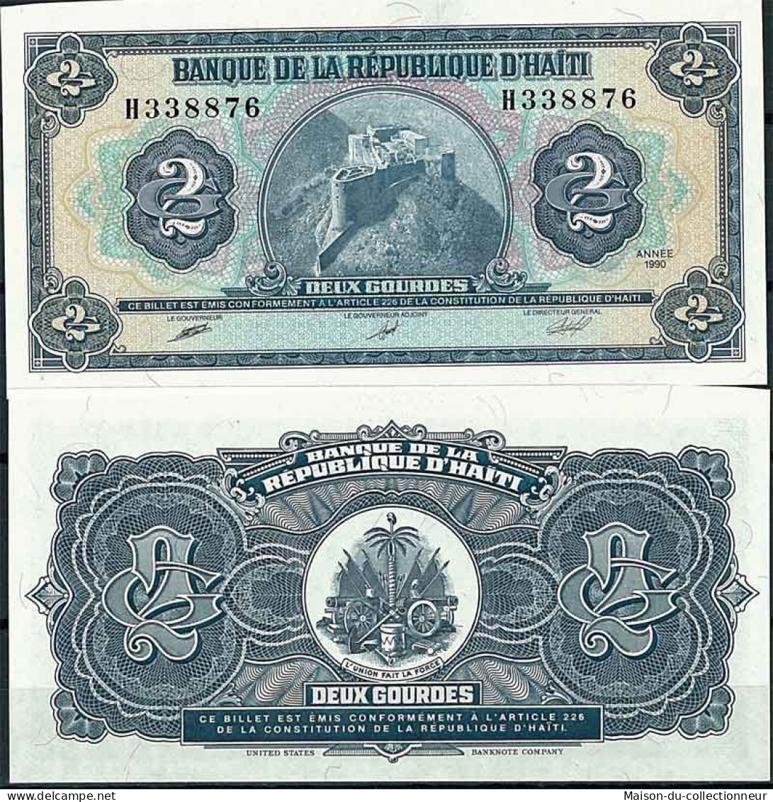 Haiti - Pk N° 254 - Billet De Banque De 2 Gourdes - Haiti