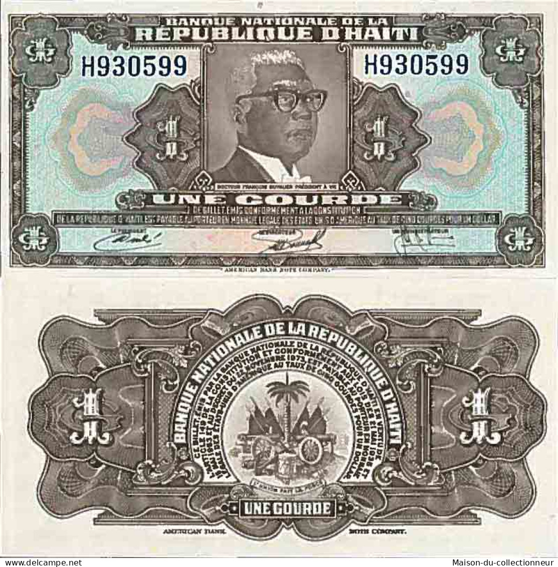 Billet De Banque Collection Haiti - PK N° 200 - 1 Gourde - Haiti