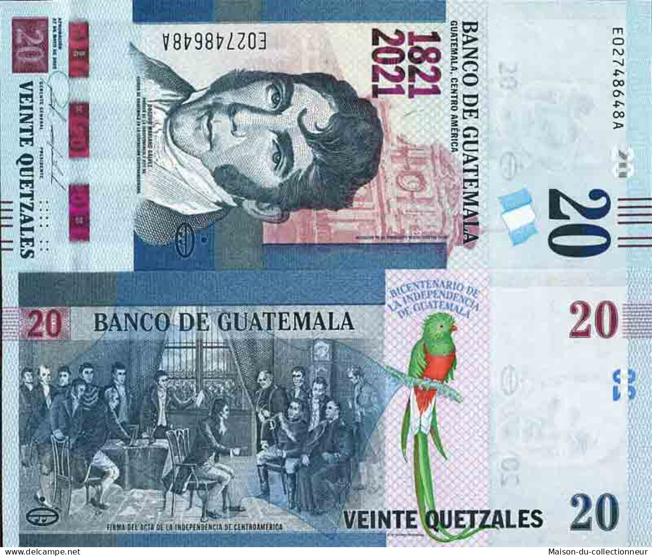 Billet De Banque Collection Guatemala - W N° 128 - 20 Quetzal - Guatemala