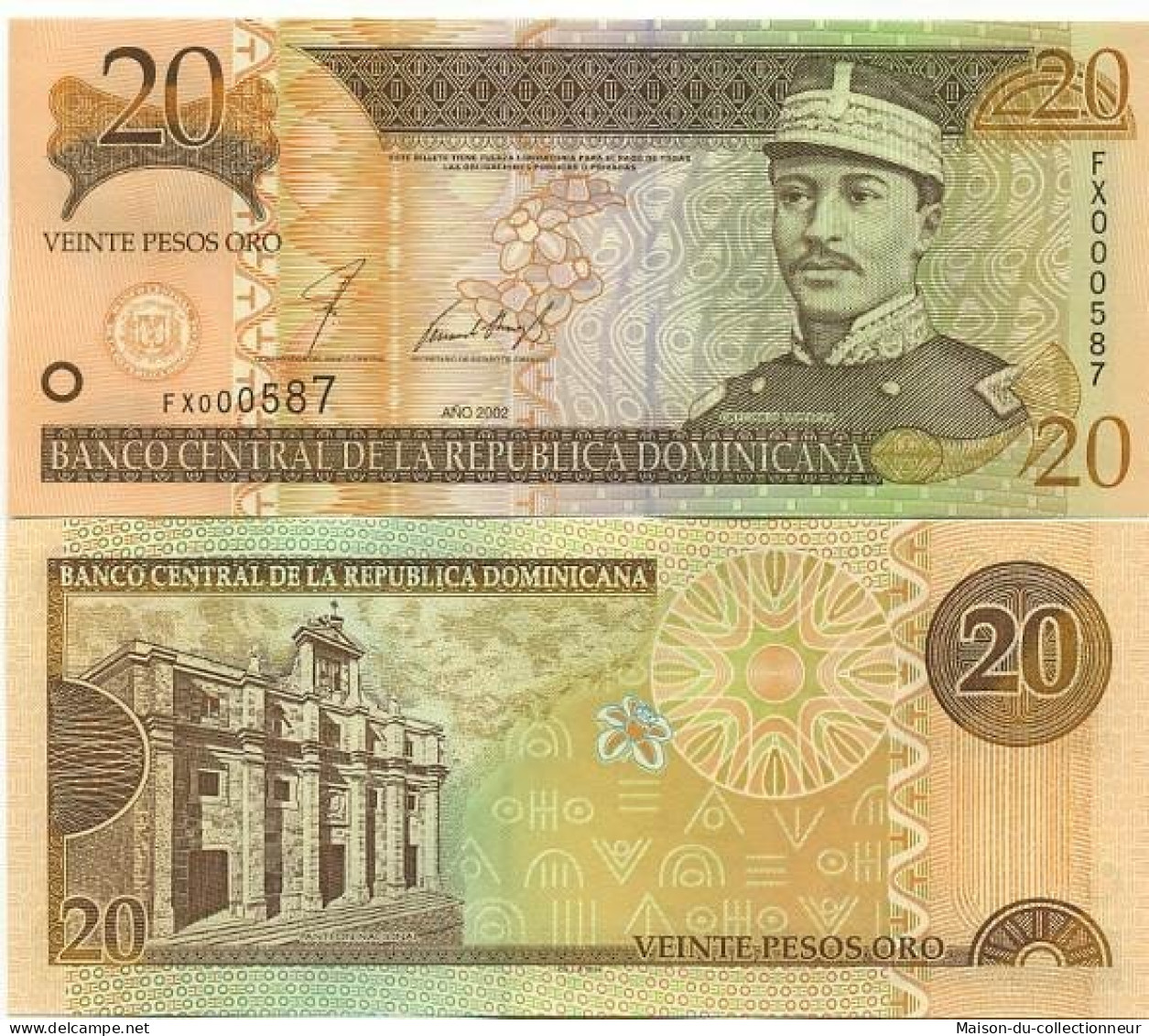 Billets De Banque Dominicaine Repu. Pk N° 169 - 20 Pesos - República Dominicana