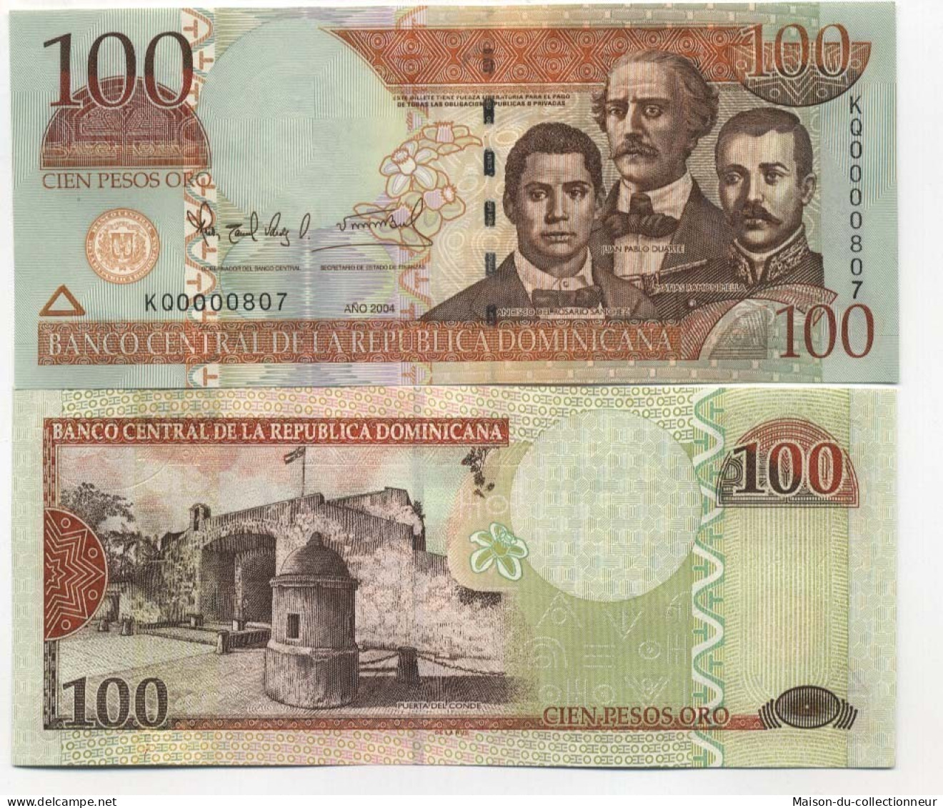 Billet De Banque Dominicaine Repu. Pk N° 171 - 100 Pesos - Dominicana