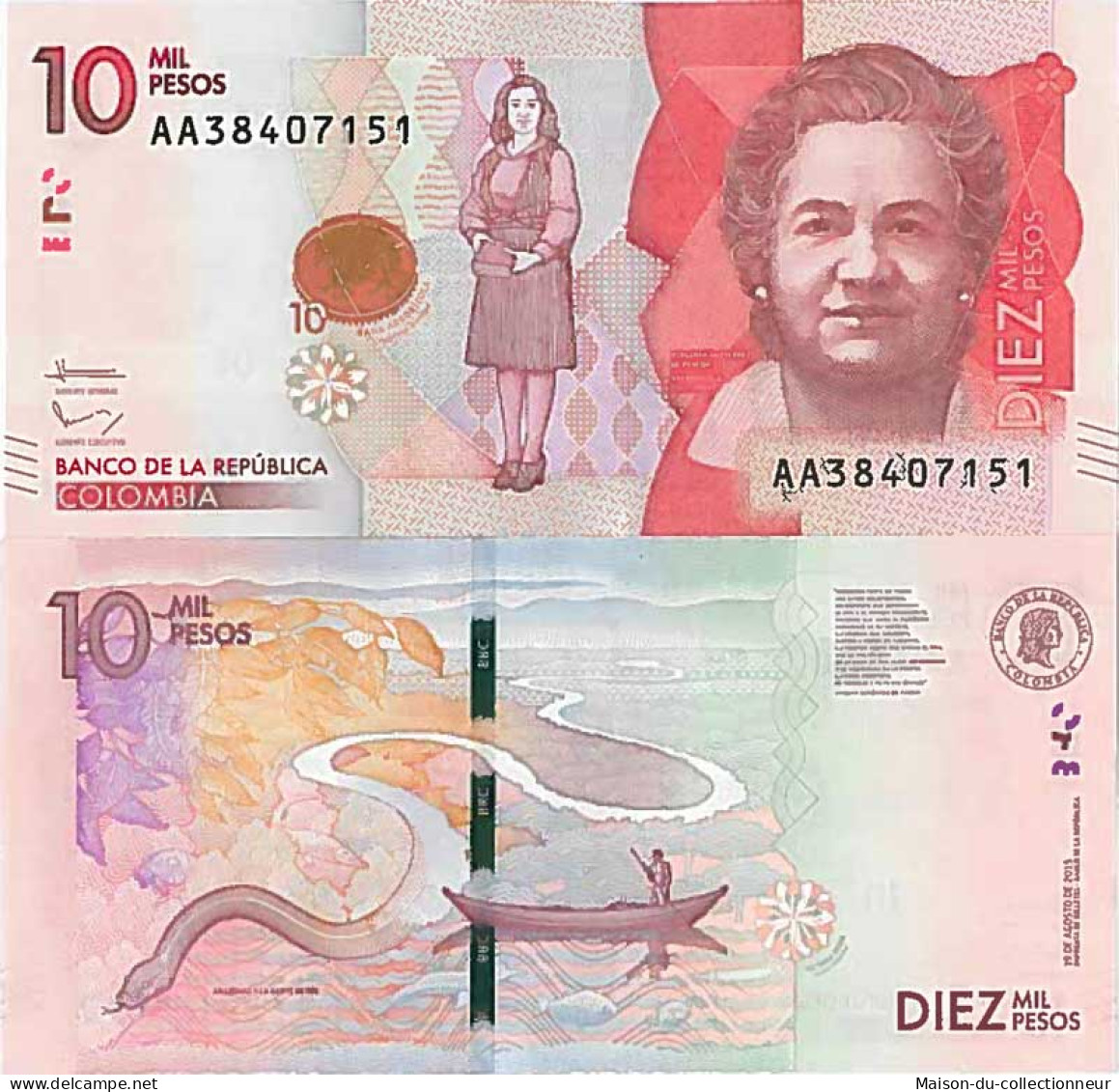 Billet De Banque Collection Colombie - PK N° 460 - 10 000 Pesos - Colombie