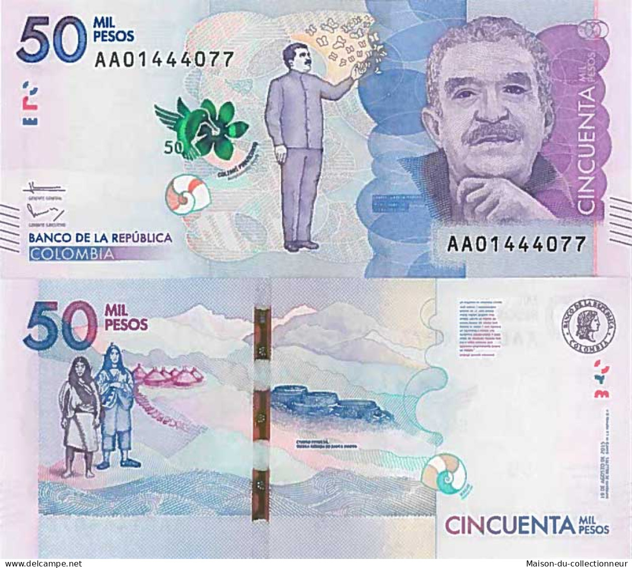 Billet De Banque Collection Colombie - PK N° 462 - 50 000 Pesos - Colombia
