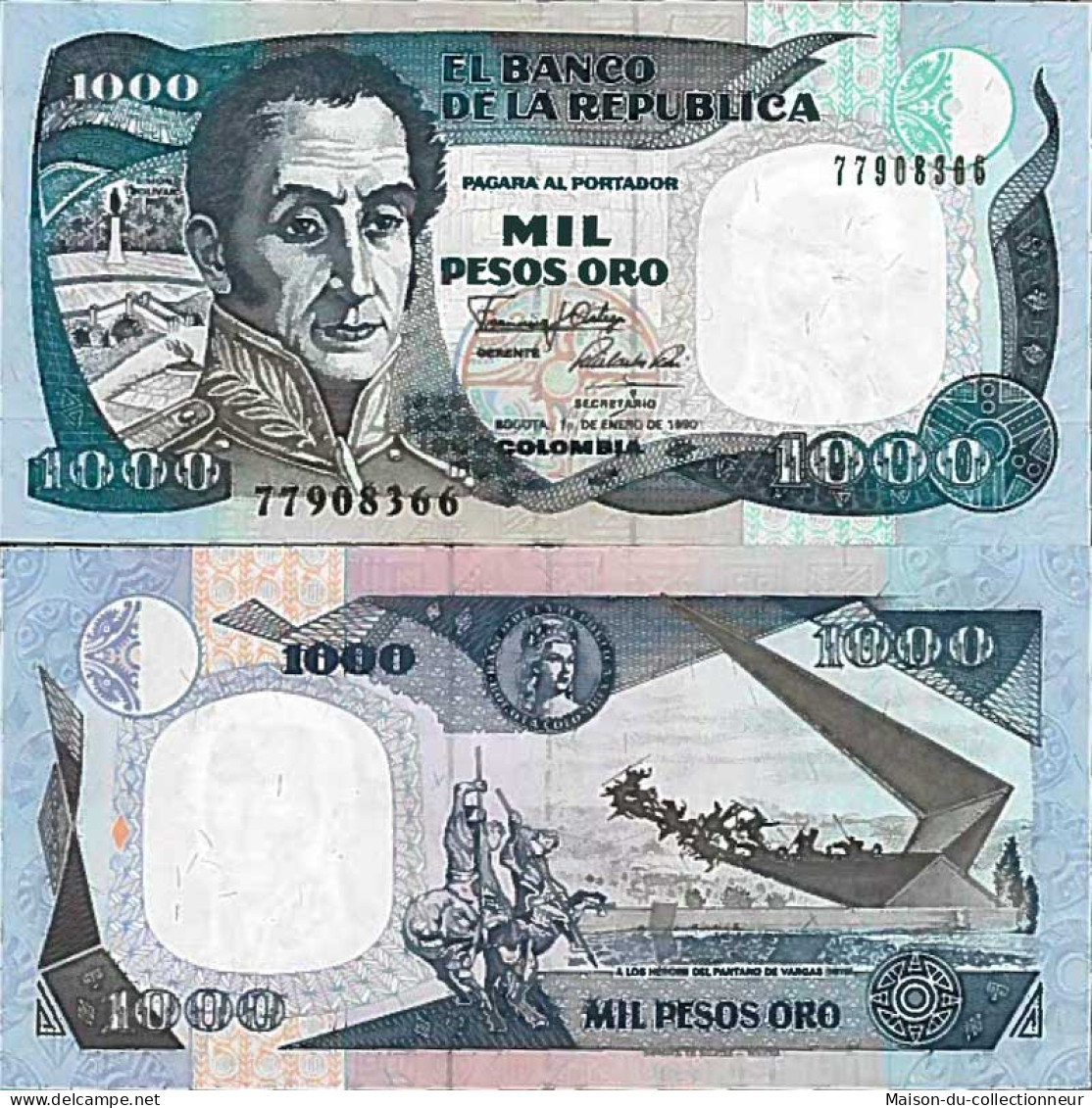 Billet De Banque Collection Colombie - PK N° 432 - 1000 Pesos - Colombie