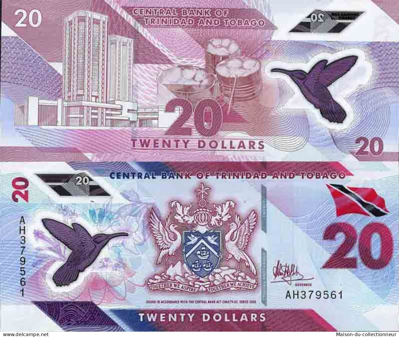 Billet De Banque Collection Trinité Et Tobago - W N° 63 - 20 Dollars - Trinité & Tobago