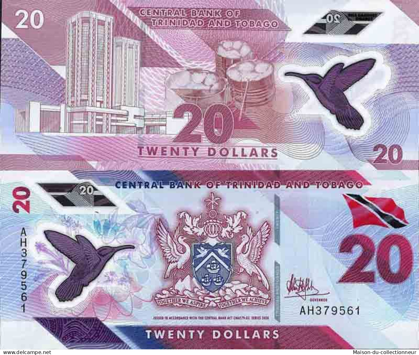 Billet De Banque Collection Trinité Et Tobago - W N° 63 - 20 Dollars - Trinidad En Tobago