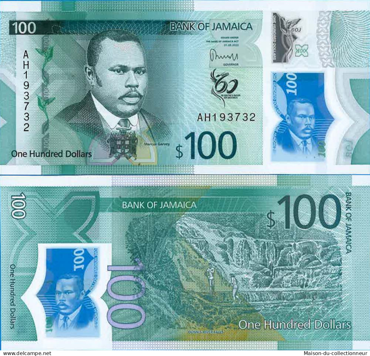 Billet De Banque Collection Jamaïque - W N° 97 - 100 Dollars - Jamaique