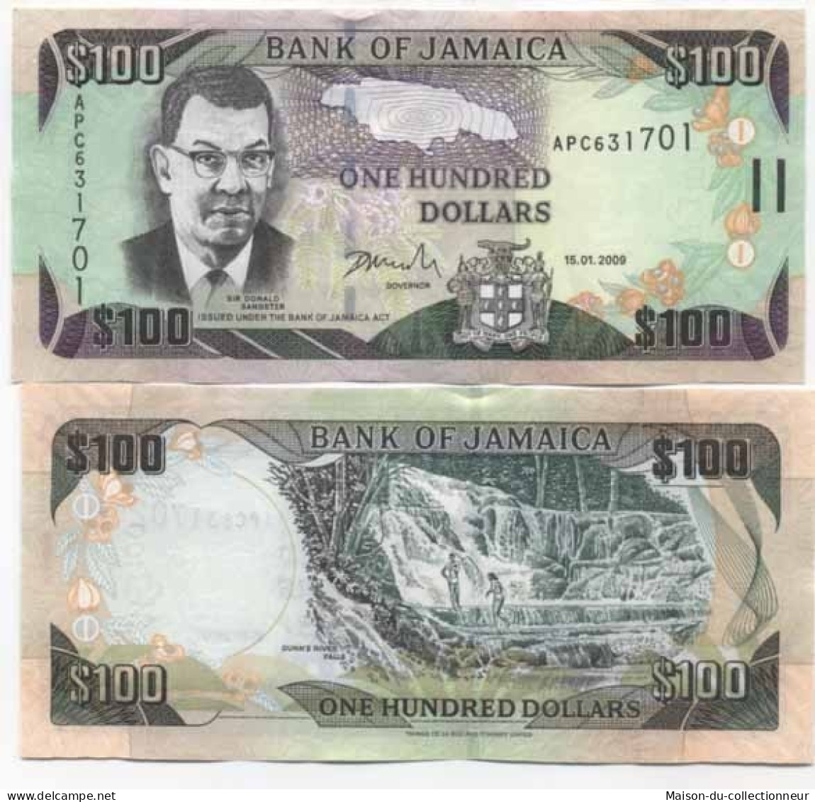 Billets De Banque Jamaique Pk N° 84 - 100 Dollars - Jamaica