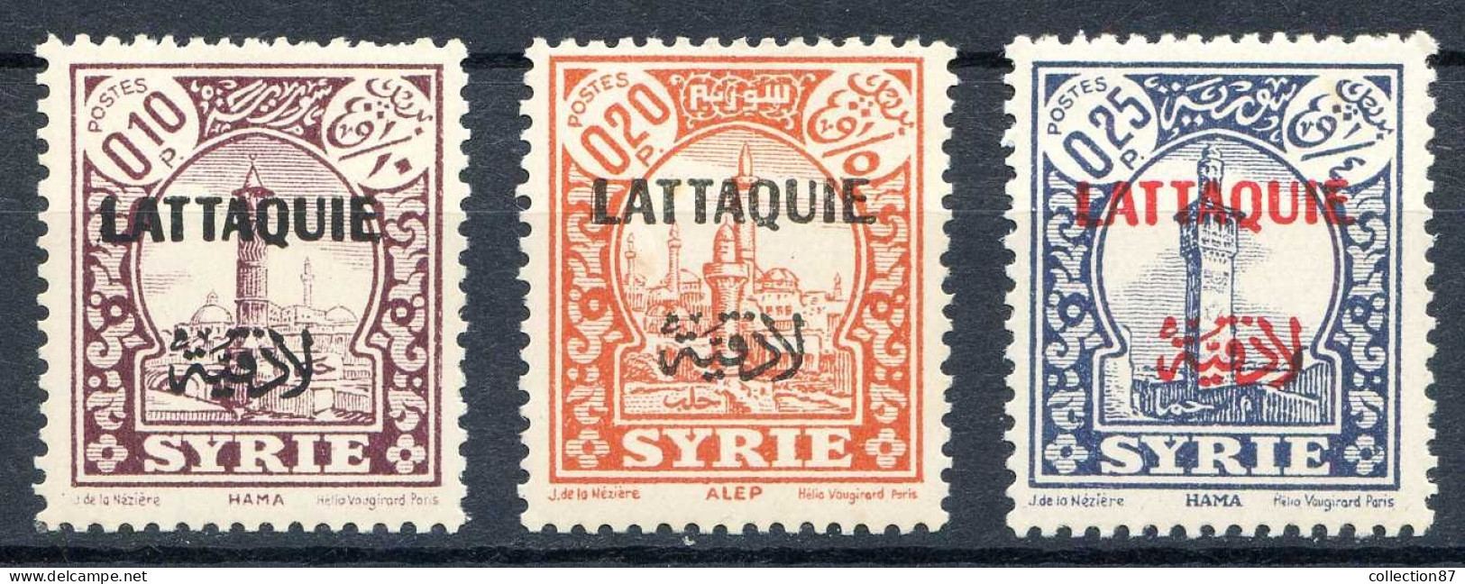 Réf 81 > LATTAQUIÉ < N° 20 + 22 * * Neuf Luxe - MNH * * + 21 * Neuf Ch * - Unused Stamps