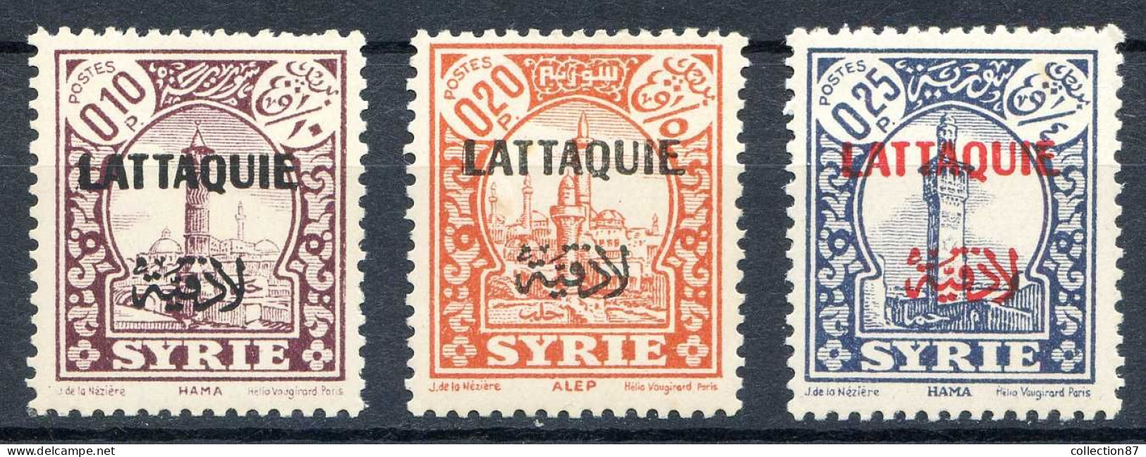 Réf 81 > LATTAQUIÉ < N° 20 + 22 * * Neuf Luxe - MNH * * + 21 * Neuf Ch * - Nuovi