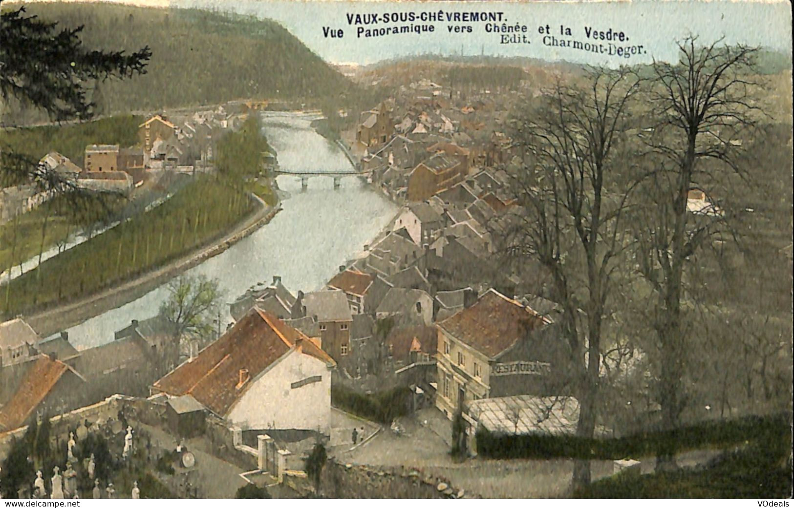 Belgique -  Liège -  Chaudfontaine - Vaux-sous-Chèvremont - Vue Panoramique Vers Chênée Et La Vesdre - Chaudfontaine