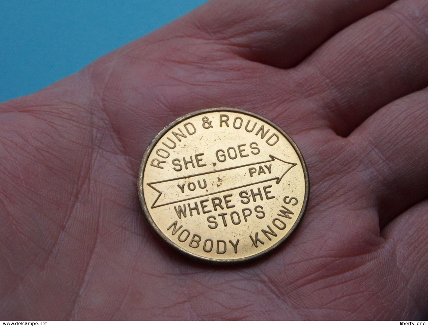 * MARTINI CENTER * ( ROUND & ROUND - NOBODY KNOWS - She GOES Where She STOPS > YOU PAY ) 32 Mm. ( Zie SCANS ) ! - Andere & Zonder Classificatie