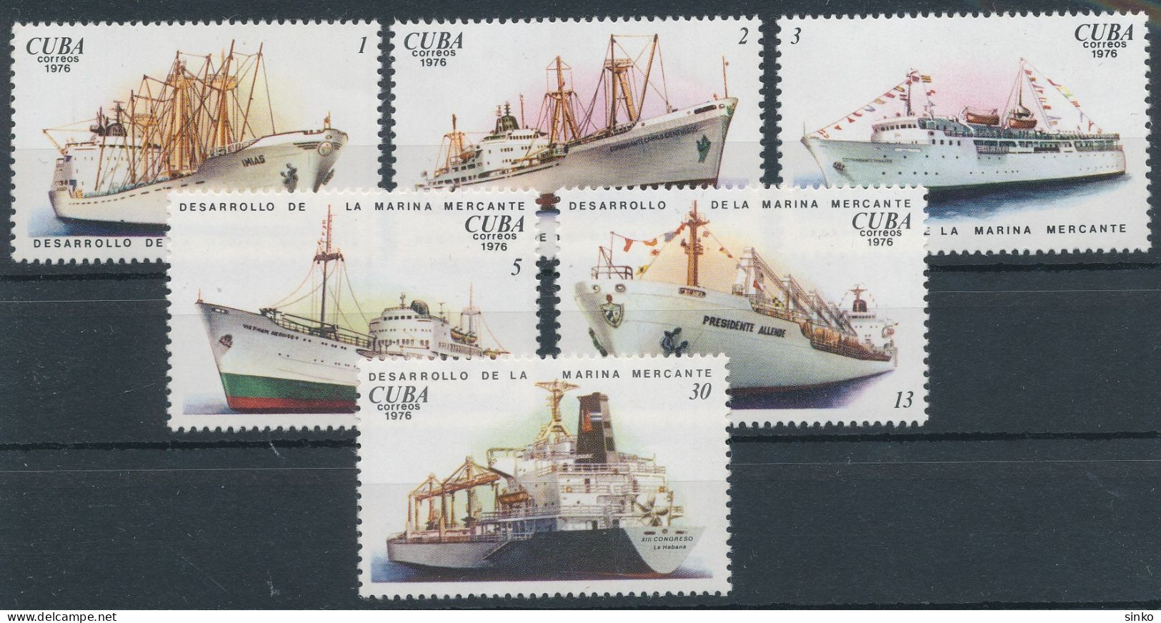 1976. Kuba - Transport - Other (Sea)