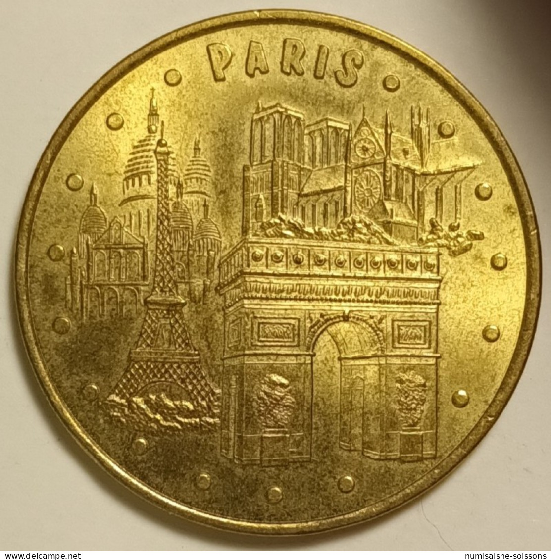 75 - PARIS - 4 MONUMENTS - Monnaie De Paris - 2001 - TTB - 2001