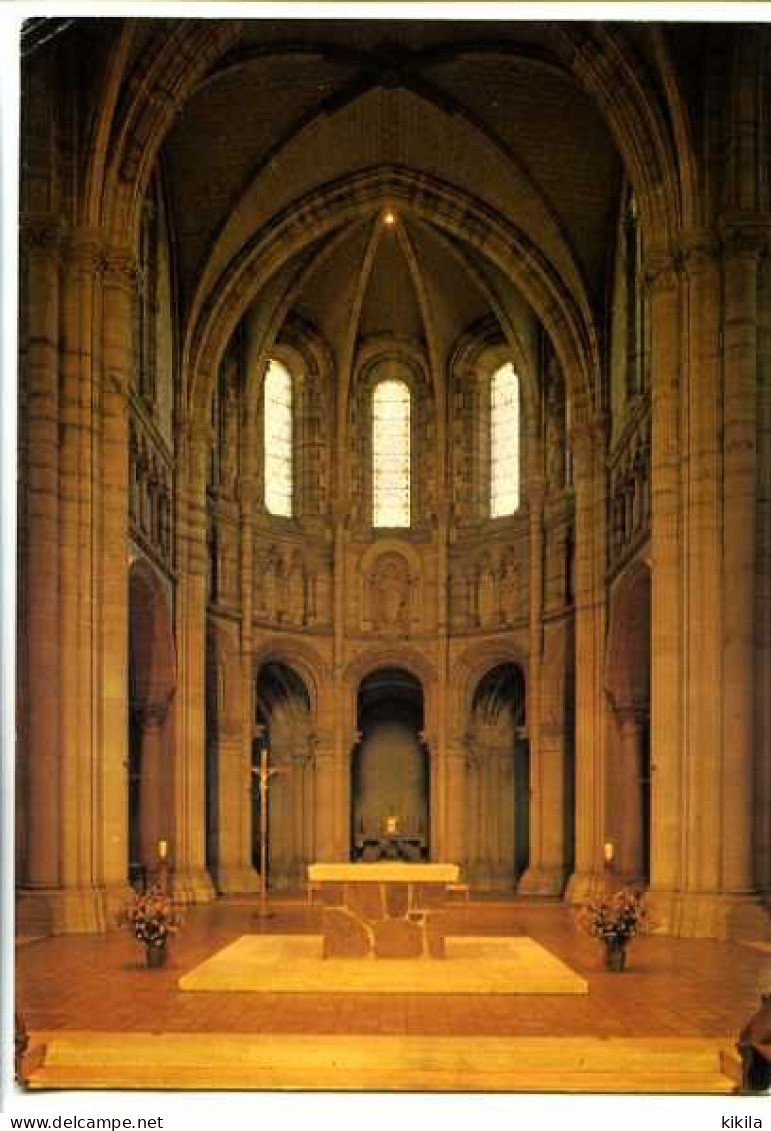 CPSM  10.5 X 15  Orne MOULINS LA MARCHE Abbaye De La Trappe   SOLIGNY  L'Autel Principal - Moulins La Marche