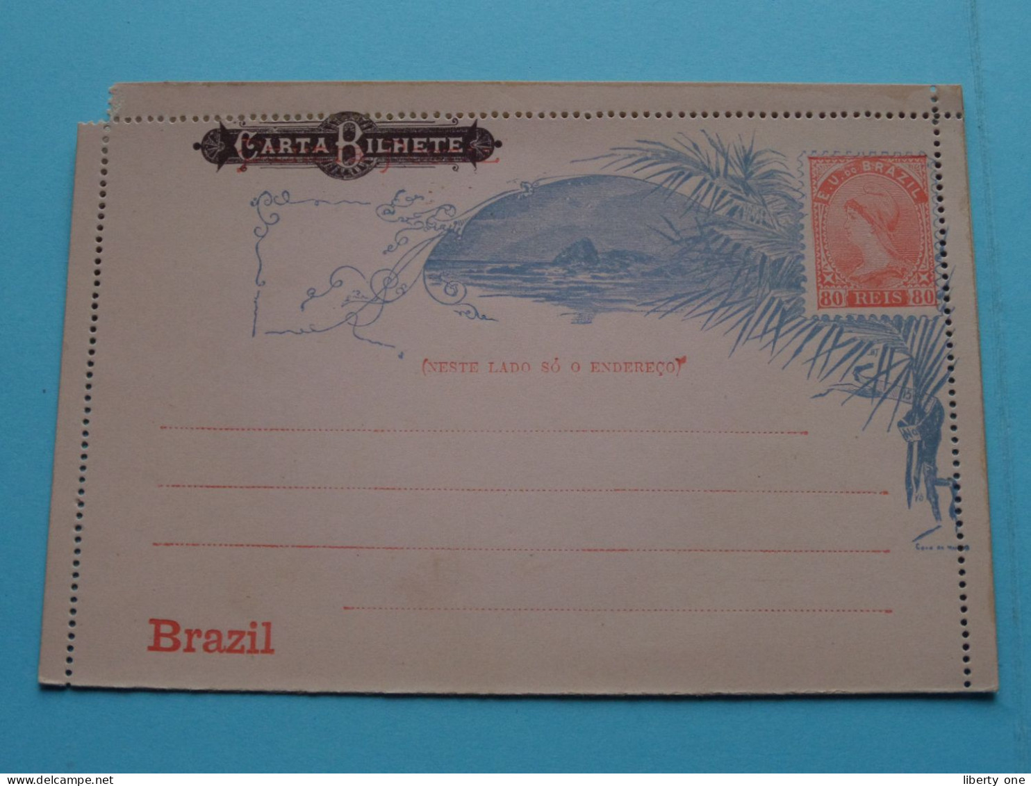 Carte BILHETE / POSTALE ( Lot Of 7 Different Carte ) Brésil - Brazil ( See / Voir SCANS ) ! - Postwaardestukken