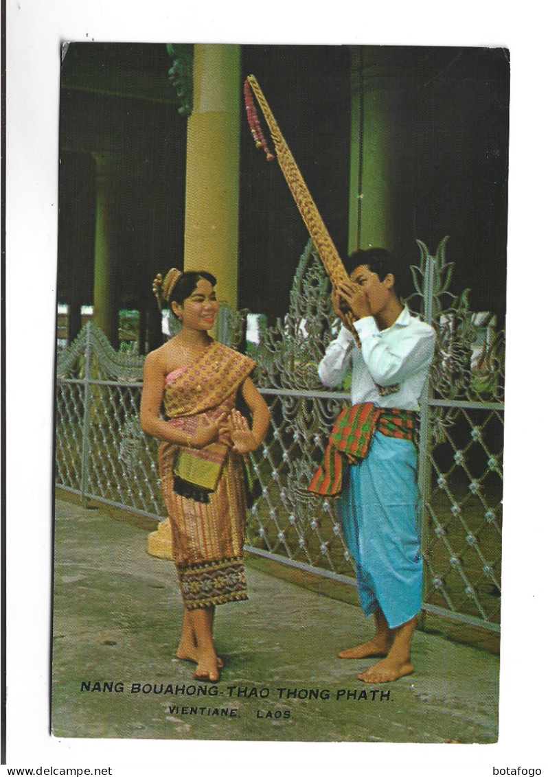 CPA   LAOS,  NANG BOUAHONG  THAO  THONG PHATH En 1967! - Laos