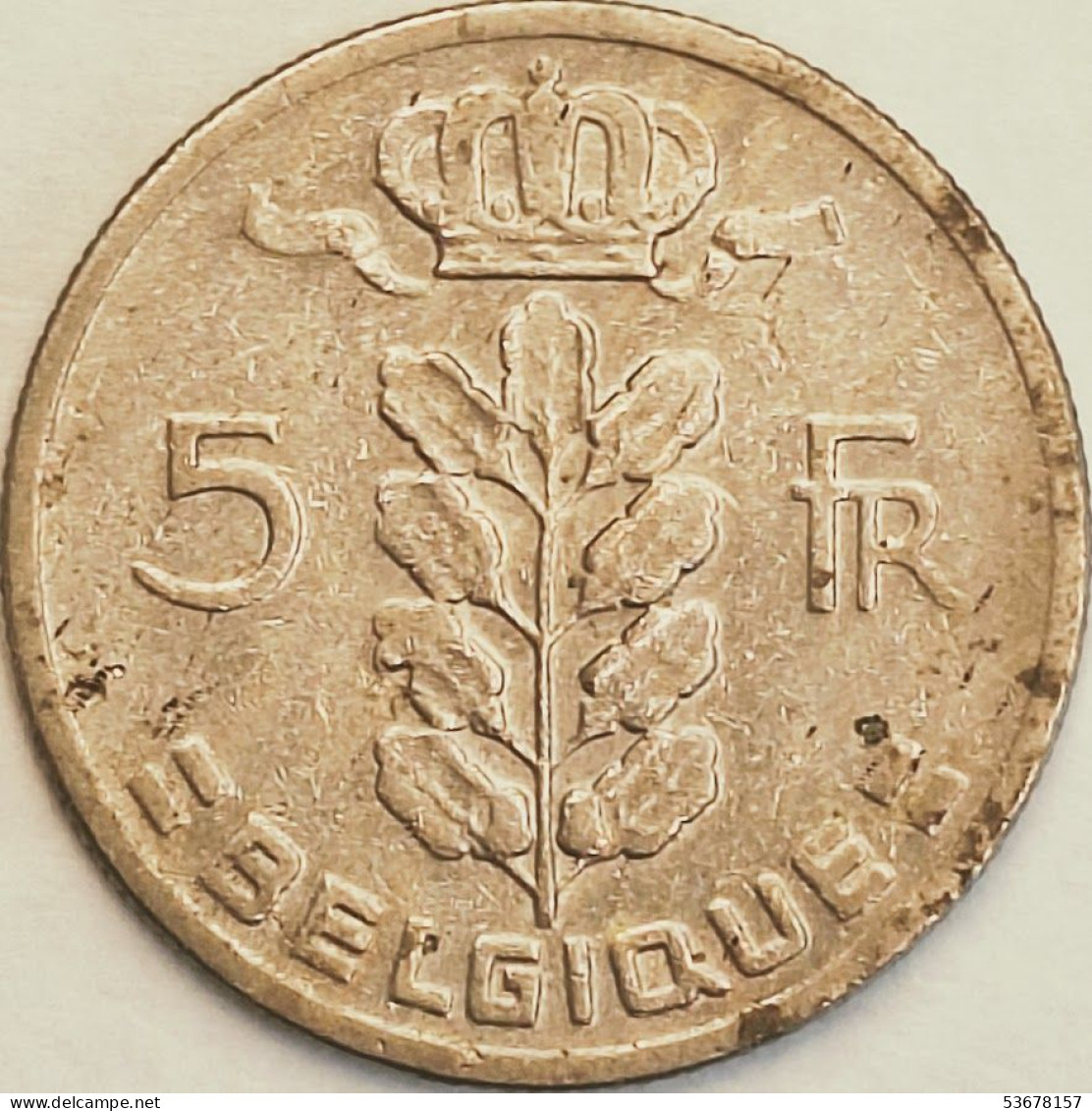 Belgium - 5 Francs 1967, KM# 134.1 (#3172) - 5 Frank