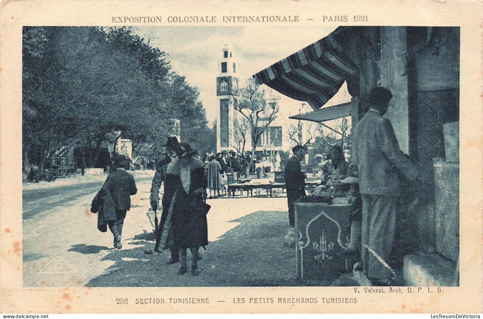 FRANCE - Paris - Exposition Coloniale Internationale - Section Tunisienne - Petits Marchands - Carte Postale Ancienne - Expositions