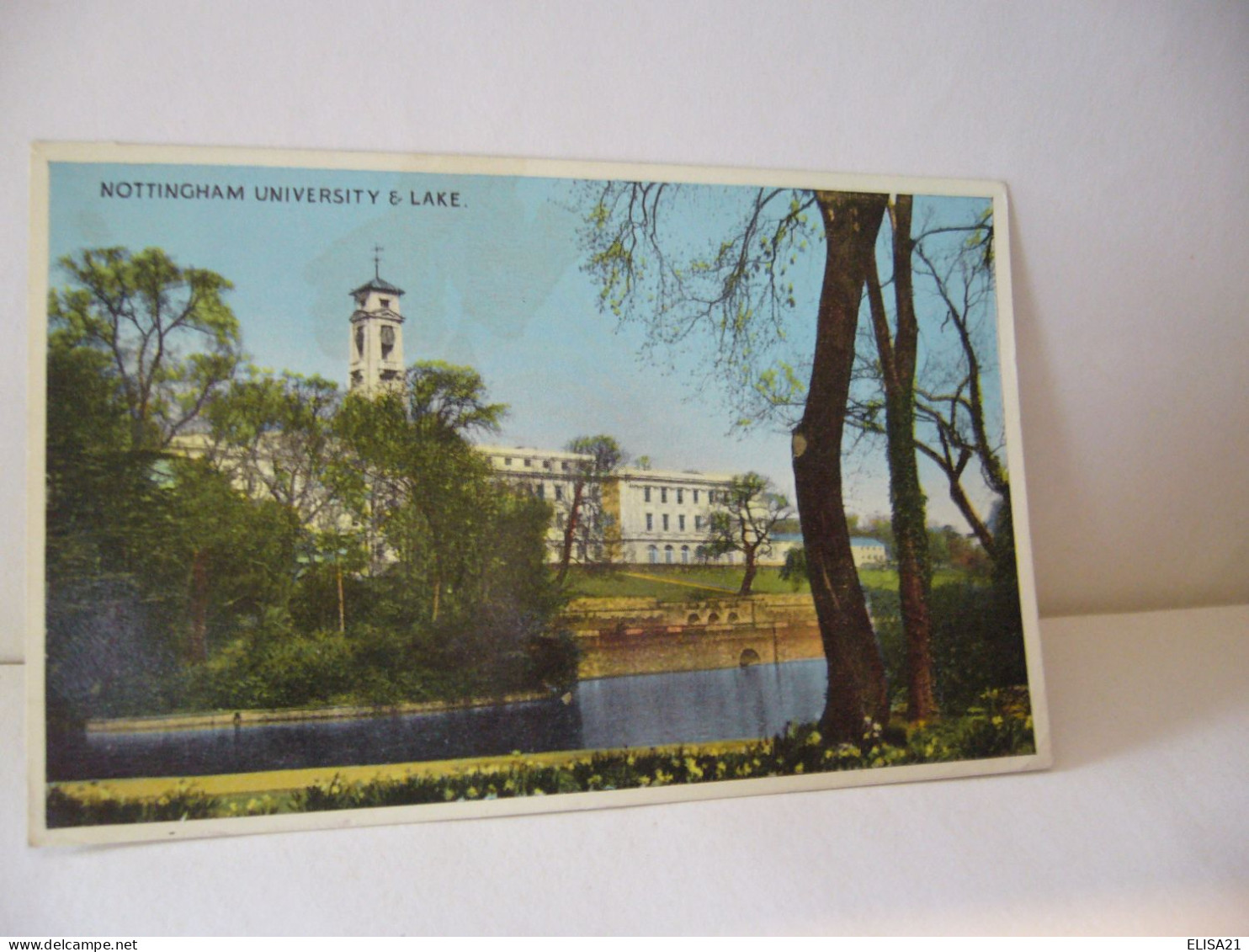 NOTTINGHAM UNIVERSITY & LAKE ROYAUME UNI ANGLETERRE NOTTINGHAMSHIRE CPA 1959 - Nottingham