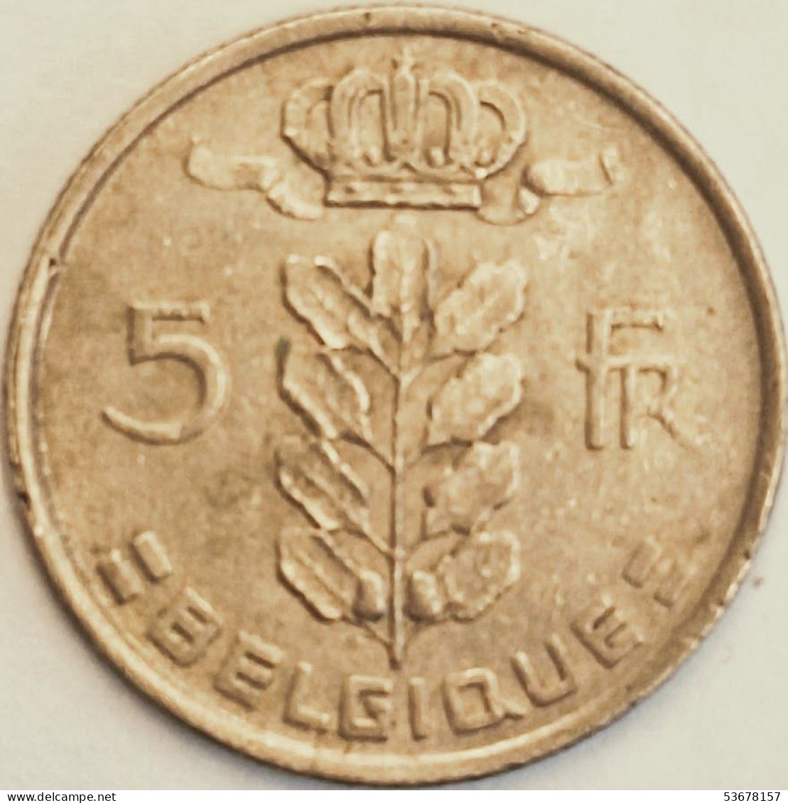 Belgium - 5 Francs 1972, KM# 134.1 (#3175) - 5 Francs