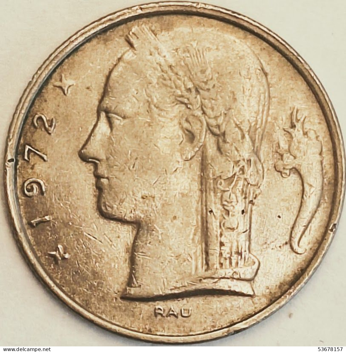 Belgium - 5 Francs 1972, KM# 134.1 (#3175) - 5 Francs