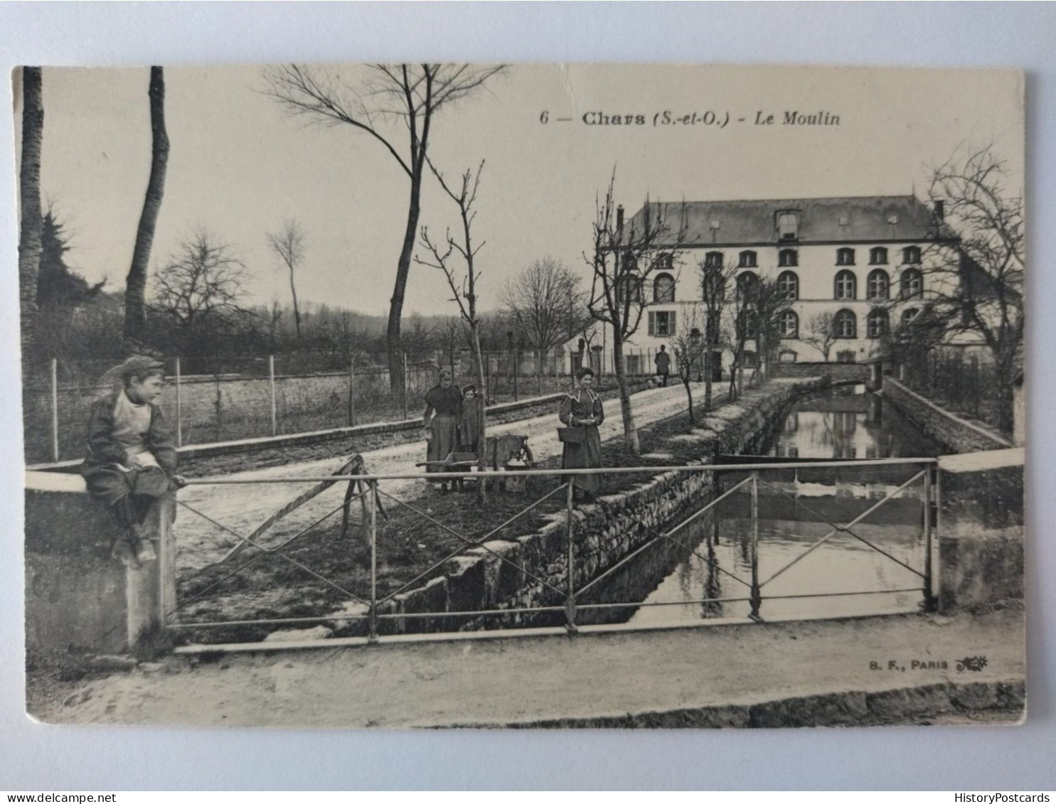 Chars (S.-et-O.), Le Moulin, Mühle, 1910 - Chars