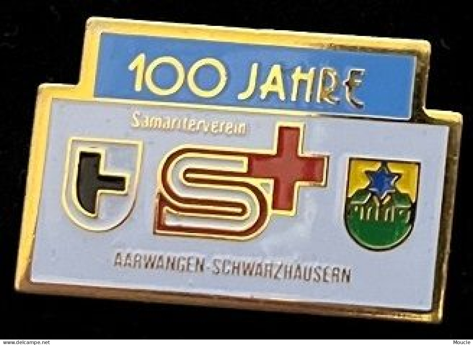 CROIX ROUGE - RED CROSS - MEDICAL - 100 JAHRE SAMARITERVEREIM - AARWANDEN SCHWARZHAUSEN - SAMARITAINS - SUISSE - (ROSE) - Geneeskunde