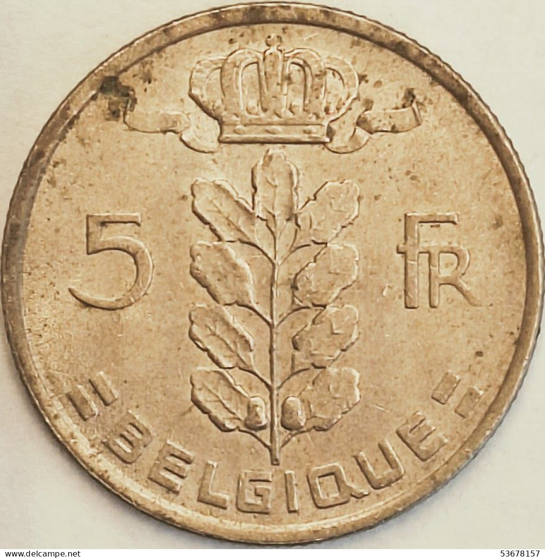 Belgium - 5 Francs 1974, KM# 134.1 (#3177) - 5 Francs