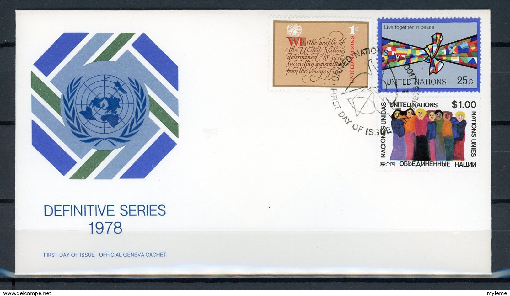 Z31-5 Nations Unies N° 283 à 285   Saisir !!! - FDC