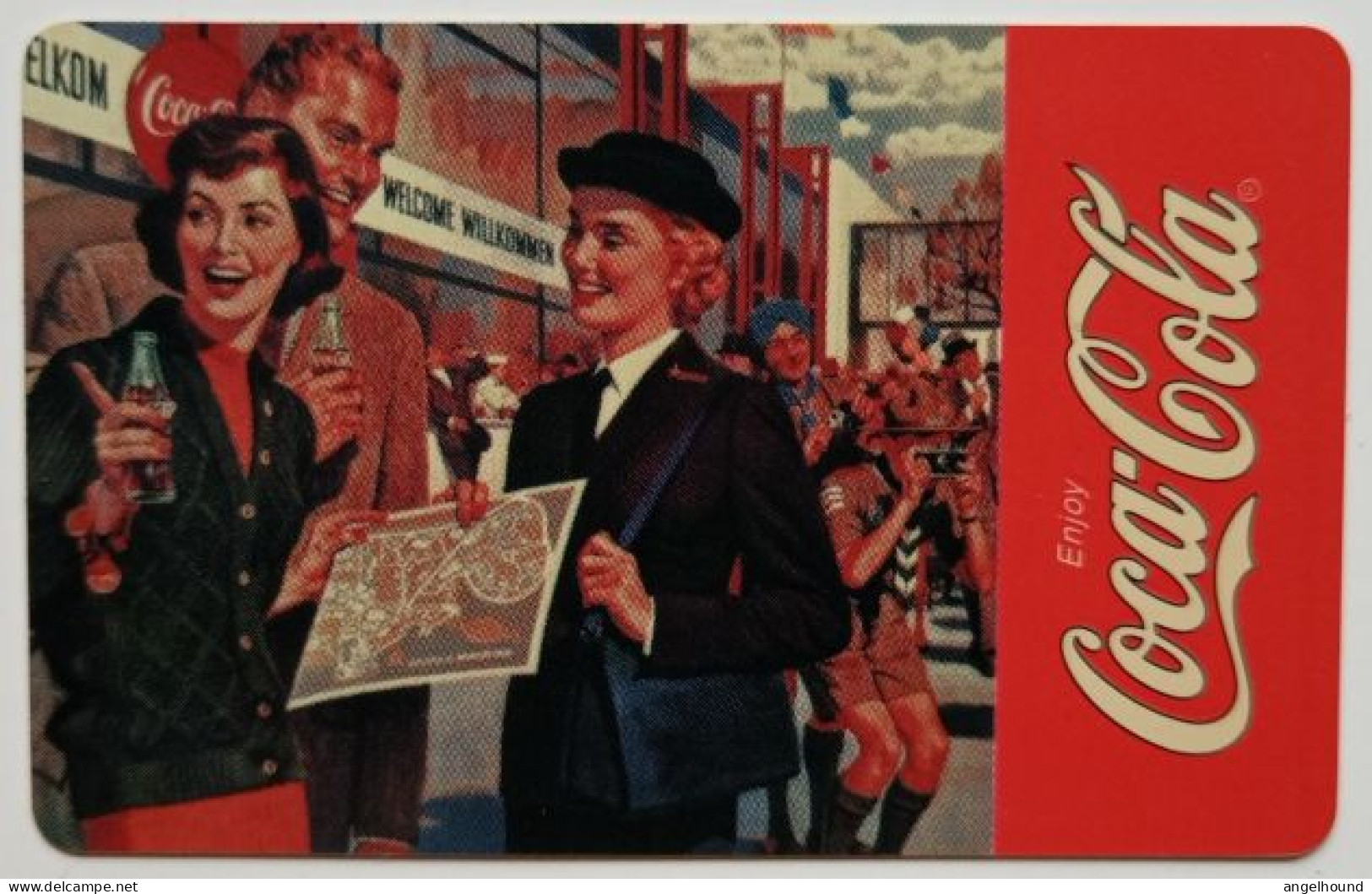 Belgium 3 Unit Prepaid - Coca Cola Expo '58 - Zonder Chip