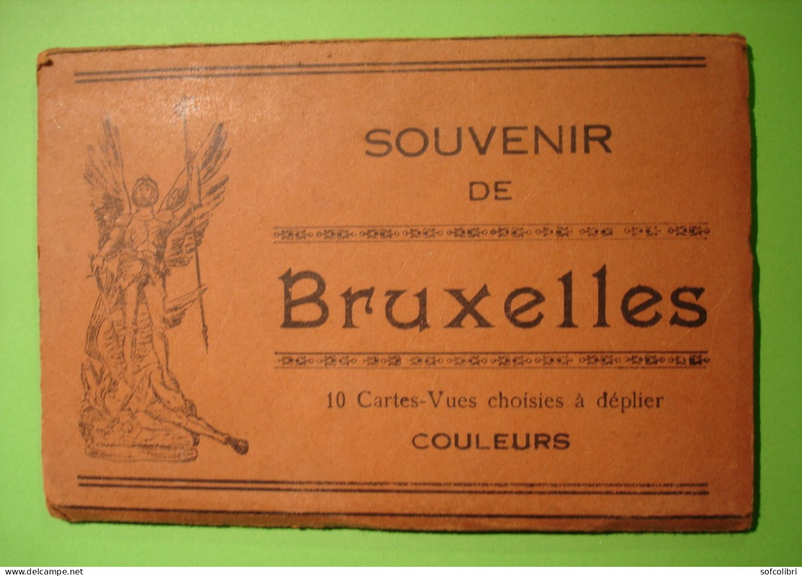 CARNET 10 CARTES - SOUVENIR DE BRUXELLES - Série 1 - Sets And Collections