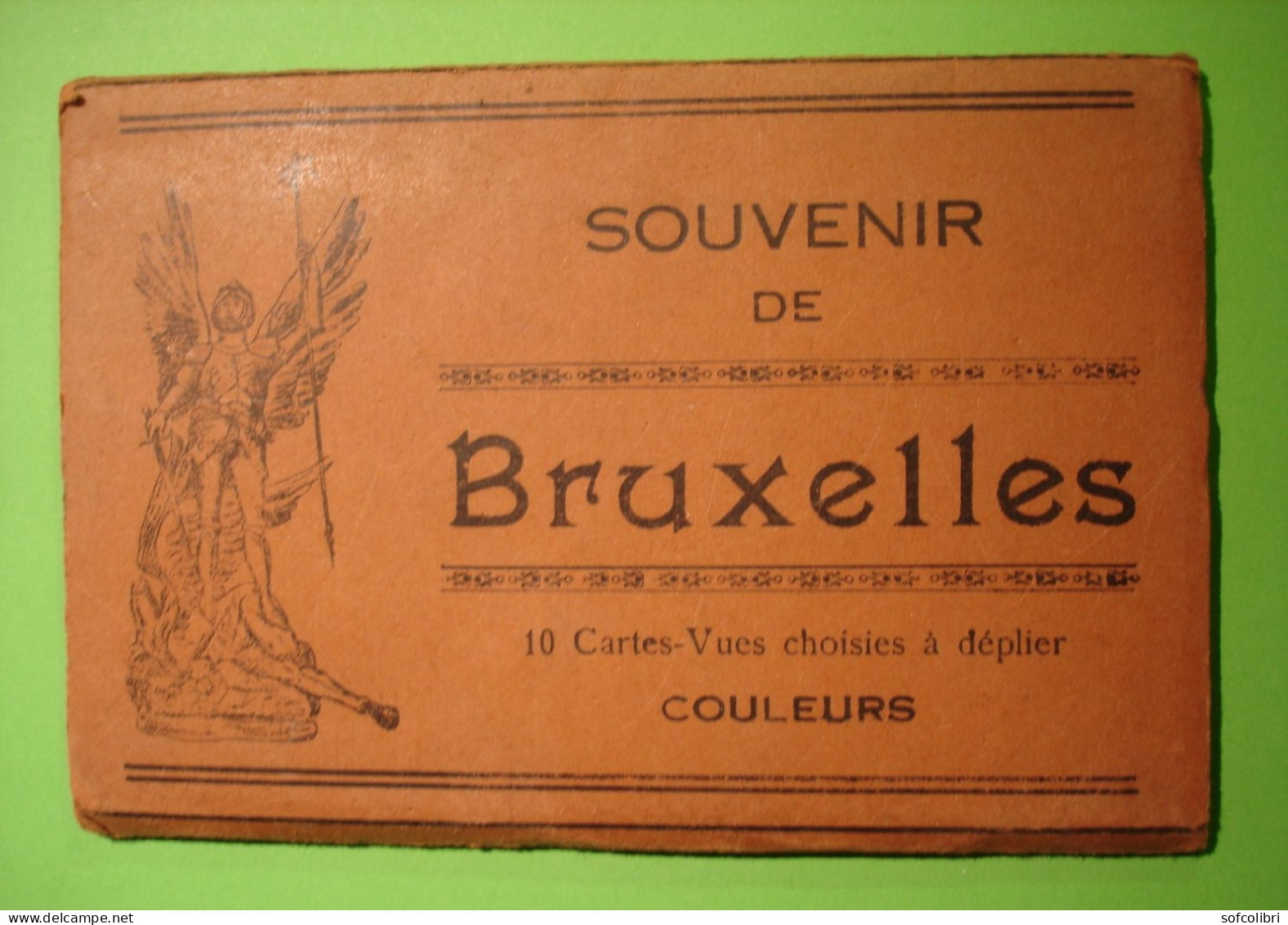 CARNET 10 CARTES - SOUVENIR DE BRUXELLES - Série 1 - Loten, Series, Verzamelingen